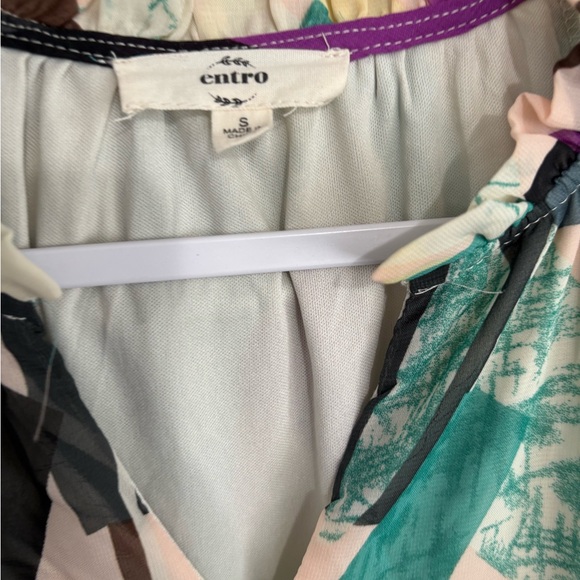 EntroColorful Geometric Pattern Dress size small - Picture 2 of 3